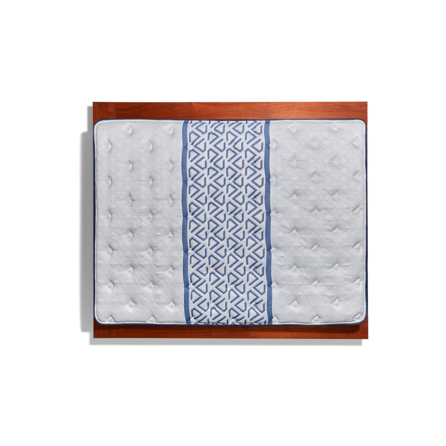 Intention 13.5" Hybrid Mattress With Patented Diamond Sparkle Hyper-Conductive Memory Foam, Top View
