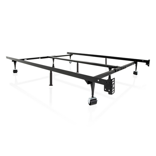 Malouf 8" Universal Steel Bed Frame With Rollers