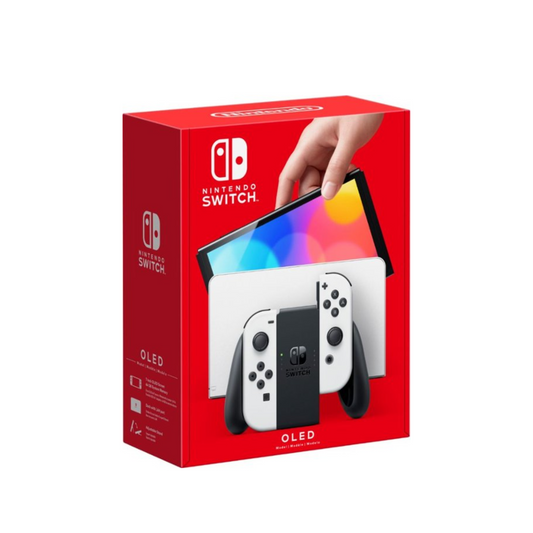 Nintendo - Switch – OLED Model W/ White Joy-Con - White, Manufacture Photo 1