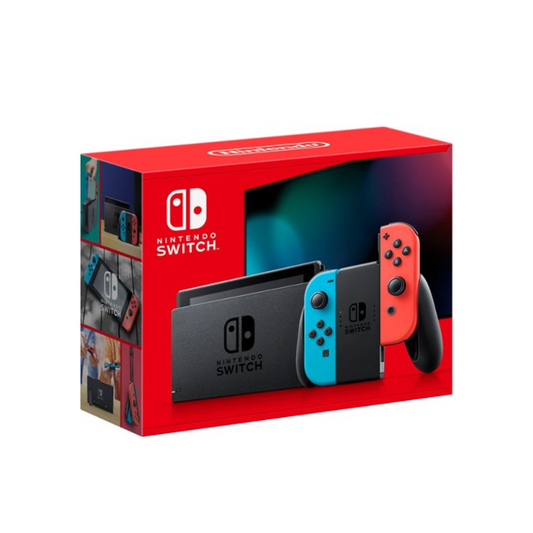 Nintendo - Switch With Neon Blue And Neon Red Joy‑Con, Manufacture Photo 1