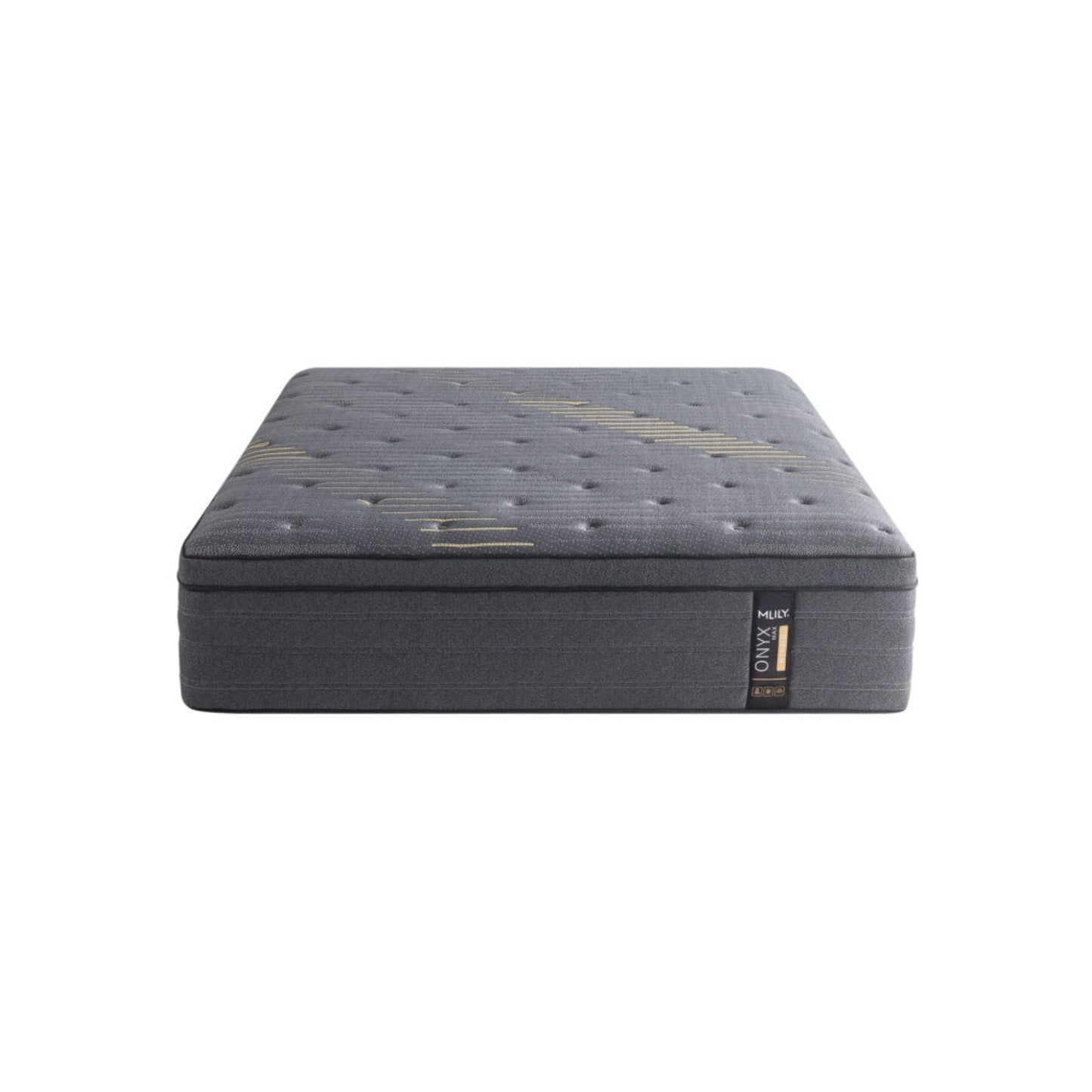 ONYX Max 14" Hybrid Mattress With Copper Infused Memory Foam, Front View