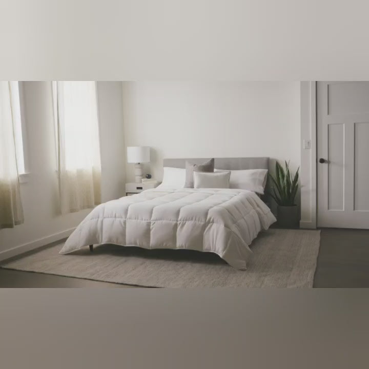 Patricias Down Alternative Microfiber Comforter Inside Of A Bedroom, Promotional Video