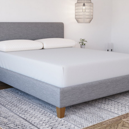 Serenas Premium Bedding Set, Corner View, Pillows And Mattress Protector